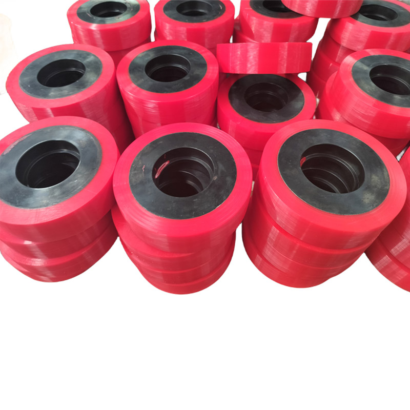 Heavy Duty Press-on Polyurethane Tired Wheels High Load Industrial PU Wheels