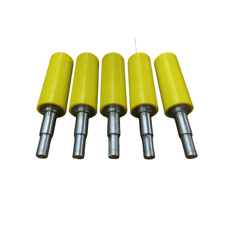 Polyurethane Drive Rollers Custom PU Coated Driving Rollers