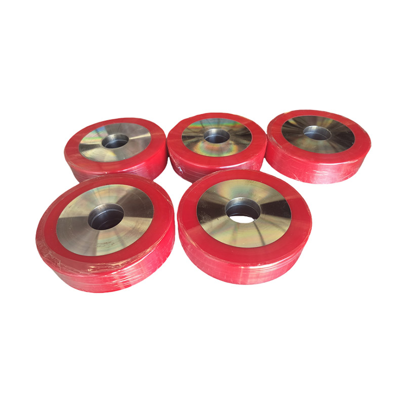 Heavy Duty Press-on Polyurethane Tired Wheels High Load Industrial PU Wheels