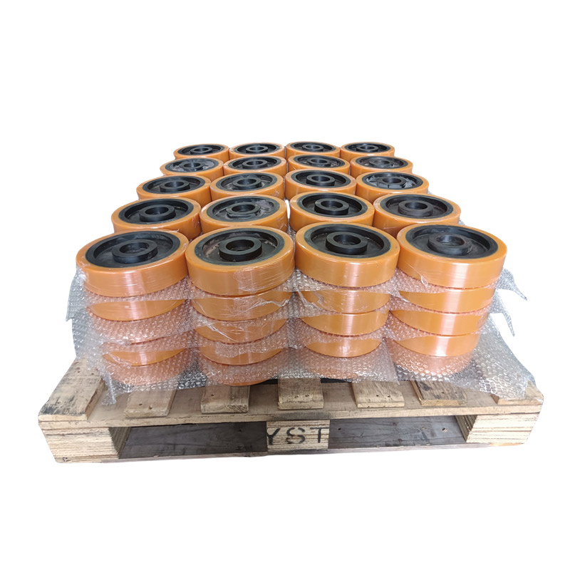 Heavy Duty Vulkollan Monorail Drive Wheels | High Grip Transport Wheels