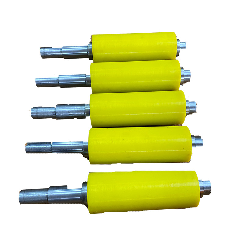 Polyurethane Drive Rollers Custom PU Coated Driving Rollers