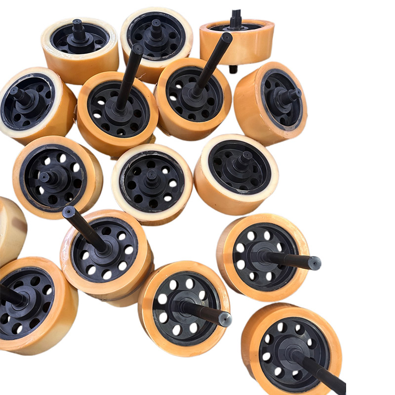 Heavy Duty Vulkollan Monorail Drive Wheels | High Grip Transport Wheels