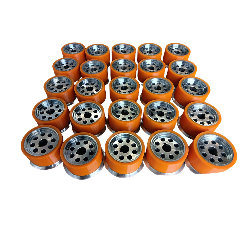Customized Heavy Duty Polyurethane Industrial Wheels 95 A Shore Hardness PU Wheel